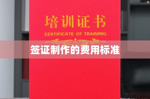 葫芦岛签证制作的费用标准