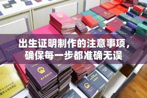 葫芦岛出生证明制作的注意事项，确保每一步都准确无误