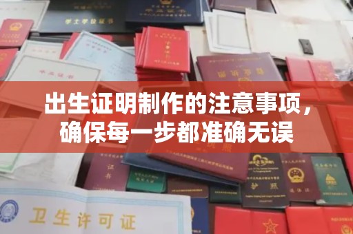 葫芦岛出生证明制作的注意事项，确保每一步都准确无误