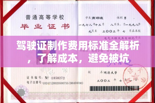 葫芦岛驾驶证制作费用标准全解析，了解成本，避免被坑