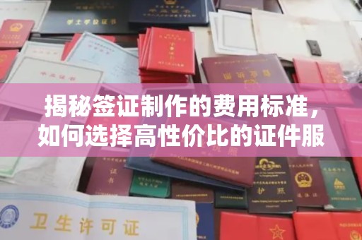 葫芦岛揭秘签证制作的费用标准，如何选择高性价比的证件服务